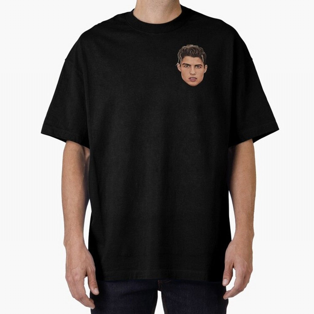 Cristiano Oversized T-Shirt Cheer for Global Football Passion for FIFA World Cup 2026, Capturing CR7 and Messi, England and Germany, Fan Favorite Moments, National Team Passion, Big Match Drama and Soccer History; Great for Watch Parties, Sports