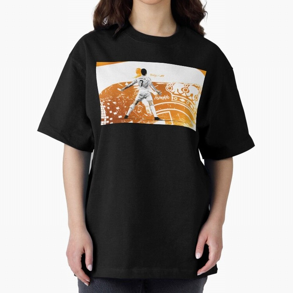 Cristiano Ronaldo Oversized T-Shirt Honor the Football Icons of the FIFA World Cup 2026 Group Stage Journey through Neymar, Haaland and Cristiano Ronaldo Highlights, Argentina, France and Brazil Pride, Retro Football Energy, Iconic Rivalries,