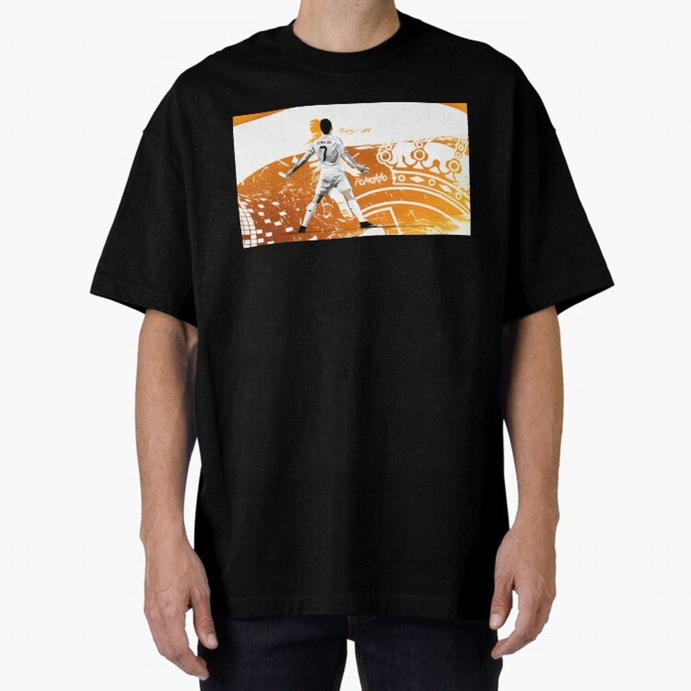 Cristiano Ronaldo Oversized T-Shirt Honor the Football Icons of the FIFA World Cup 2026 Group Stage Journey through Neymar, Haaland and Cristiano Ronaldo Highlights, Argentina, France and Brazil Pride, Retro Football Energy, Iconic Rivalries,