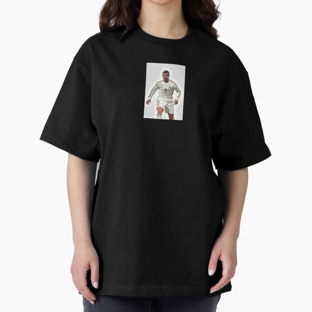 Cristiano Ronaldo Oversized T-Shirt Back Your Heroes with Match Day Hype around FIFA World Cup 2026 Group Stage, Messi, CR7 and Mbappe, Brazil, Supporter Pride, Iconic Celebrations, Legendary Names and Global Match Day Energy; Perfect for