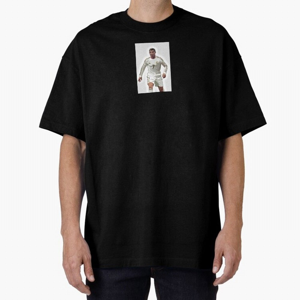 Cristiano Ronaldo Oversized T-Shirt Back Your Heroes with Match Day Hype around FIFA World Cup 2026 Group Stage, Messi, CR7 and Mbappe, Brazil, Supporter Pride, Iconic Celebrations, Legendary Names and Global Match Day Energy; Perfect for