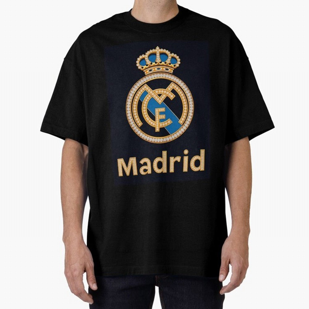 Madrid Oversized T-Shirt Join Supporters Worldwide for FIFA World Cup 2026 Group Stage Spirit, Filled with France, CR7, Match Day Excitement, Supporter Culture, Golden Goals and Global Football Passion; Created for Match Day Parties, Soccer Gifts,