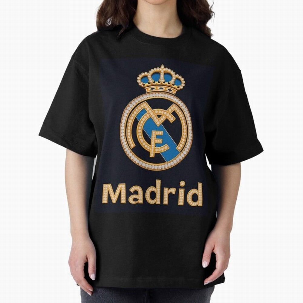 Madrid Oversized T-Shirt Join Supporters Worldwide for FIFA World Cup 2026 Group Stage Spirit, Filled with France, CR7, Match Day Excitement, Supporter Culture, Golden Goals and Global Football Passion; Created for Match Day Parties, Soccer Gifts,