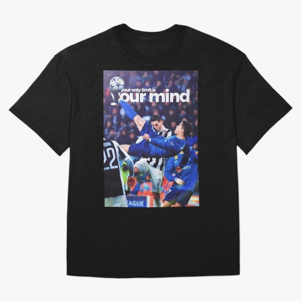 Cristiano Ronaldo - Your only limit is your mind Oversized T-Shirt Celebrate National Team Dreams in the FIFA World Cup 2026 Group Stage Journey through Messi, CR7 and Mbappe Highlights, Portugal, Spain and Germany Pride, Football History, Final
