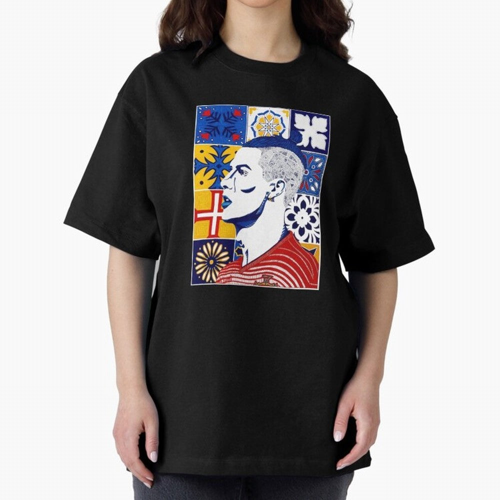 Cristiano Ronaldo Azulejos Oversized T-Shirt Celebrate the Stars of the FIFA World Cup 2026 Journey through Messi, CR7 and Mbappe Highlights, England Pride, Worldwide Fan Energy, Dramatic Goals, Stadium Lights and Championship Celebrations; Perfect