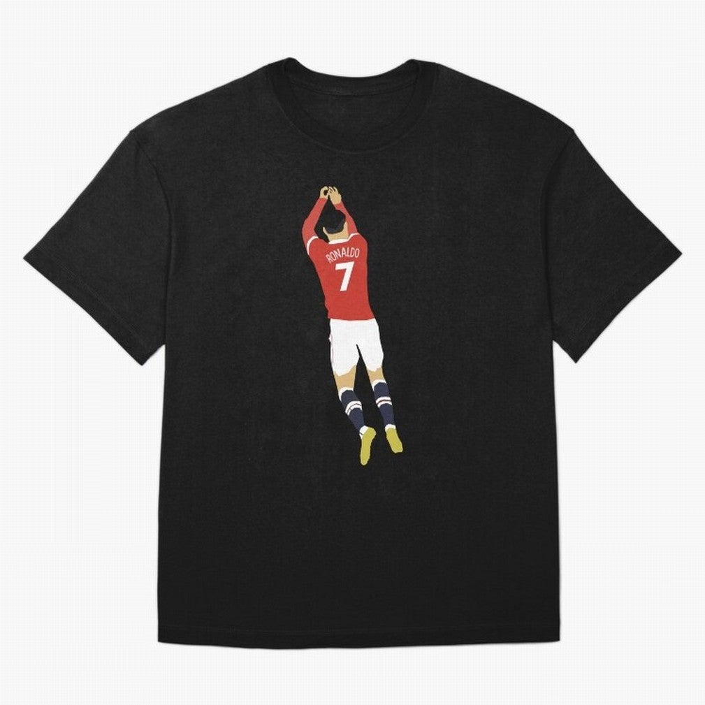 Cristiano Ronaldo Oversized T-Shirt Show Championship Spirit for Global Football Passion for FIFA World Cup 2026, Highlighting CR7, Germany, Football History, Final Match Energy, Crowd Noise and Once in a Lifetime Moments; Created for Match Day