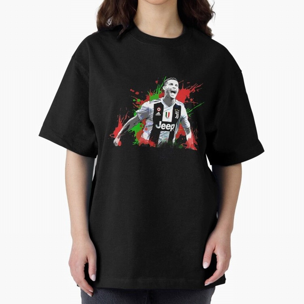 Cristiano Ronaldo Oversized T-Shirt Follow the Final Road of FIFA World Cup 2026 Filled with CR7, Spain Energy, Fan Favorite Moments, National Team Passion, Big Match Drama and Soccer History; Perfect for Supporters Who Want Bold Football Energy,
