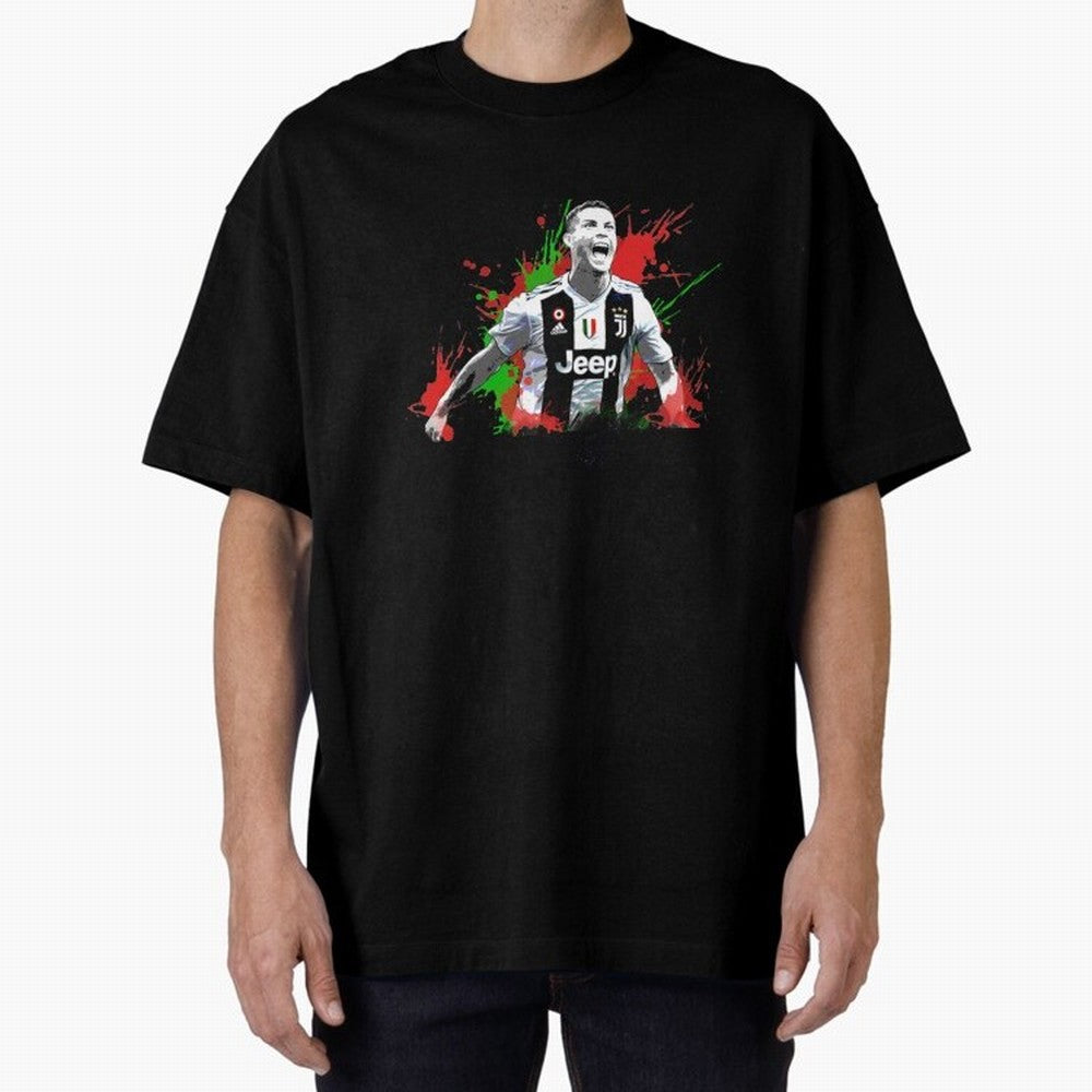 Cristiano Ronaldo Oversized T-Shirt Follow the Final Road of FIFA World Cup 2026 Filled with CR7, Spain Energy, Fan Favorite Moments, National Team Passion, Big Match Drama and Soccer History; Perfect for Supporters Who Want Bold Football Energy,