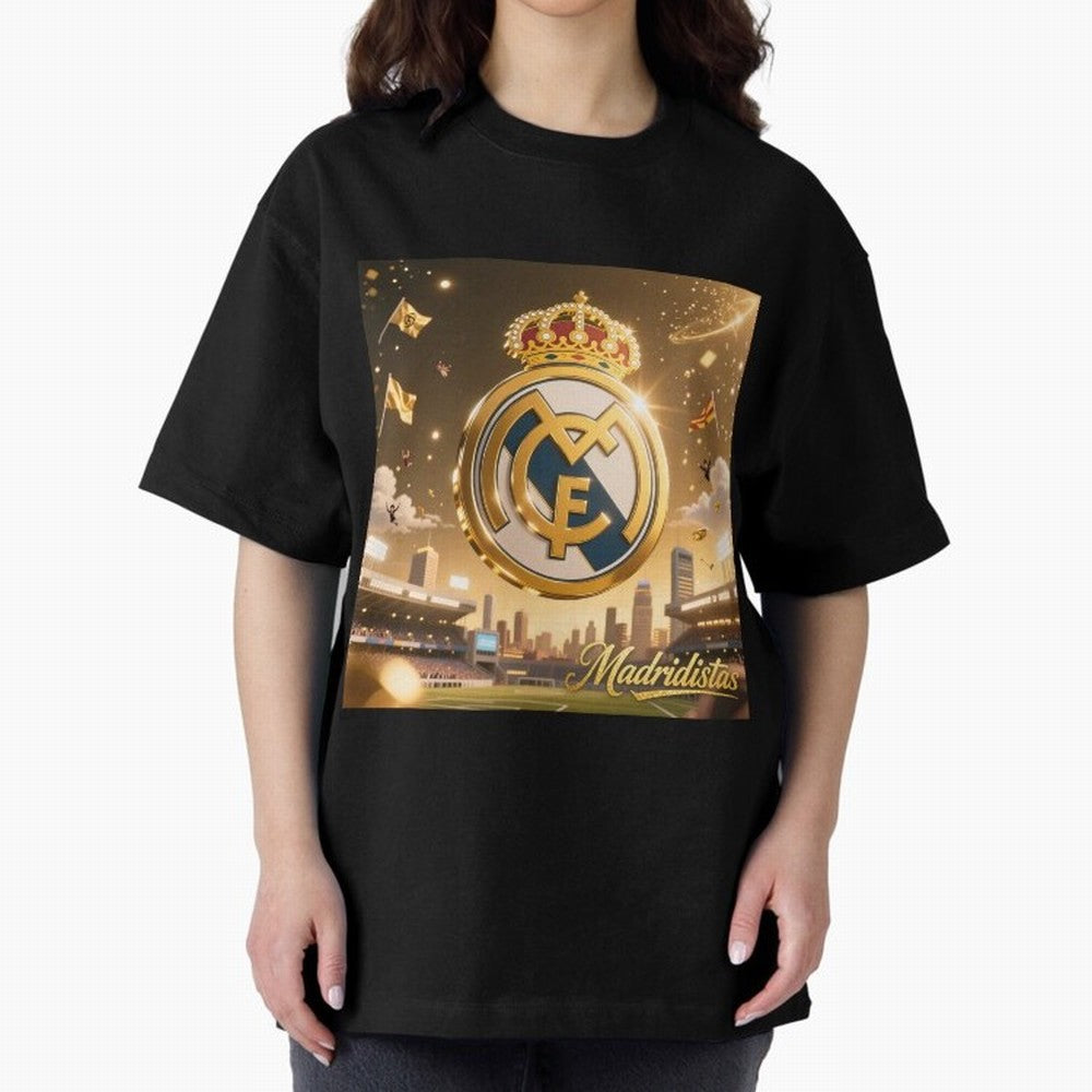 Madridistas Oversized T-Shirt Step into FIFA World Cup 2026 Group Stage Highlighting Neymar, Haaland and Cristiano Ronaldo, Brazil, Portugal and Argentina Energy, Football History, Final Match Energy, Crowd Noise and Once in a Lifetime Moments;