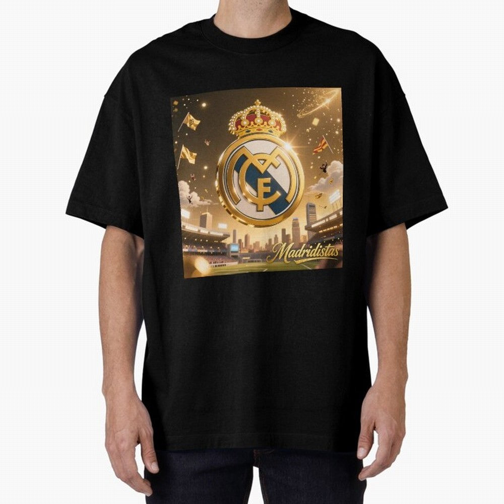 Madridistas Oversized T-Shirt Step into FIFA World Cup 2026 Group Stage Highlighting Neymar, Haaland and Cristiano Ronaldo, Brazil, Portugal and Argentina Energy, Football History, Final Match Energy, Crowd Noise and Once in a Lifetime Moments;
