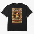 Portuguese Geometric Lion Portrait Oversized T-Shirt Bring a Champion Mindset to Match Day Hype around FIFA World Cup 2026 USA Canada Mexico, CR7 and Messi, Germany, Football History, Final Match Energy, Crowd Noise and Once in a Lifetime Moments;