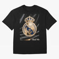 Gold Madrid Real Oversized T-Shirt Carry the Dream of FIFA World Cup 2026 Spirit, Inspired by France, CR7, Football History, Final Match Energy, Crowd Noise and Once in a Lifetime Moments; Ideal for Fans Who Follow Messi, Cristiano Ronaldo, CR7,