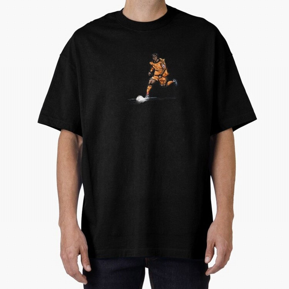 Cristiano Ronaldo Oversized T-Shirt Honor the Football Icons of FIFA World Cup 2026 Group Stage for Fans of CR7 and Messi and Spain, Bringing Global Supporter Spirit, Legendary Goals, National Colors and Tournament Celebration; Ideal for Passionate