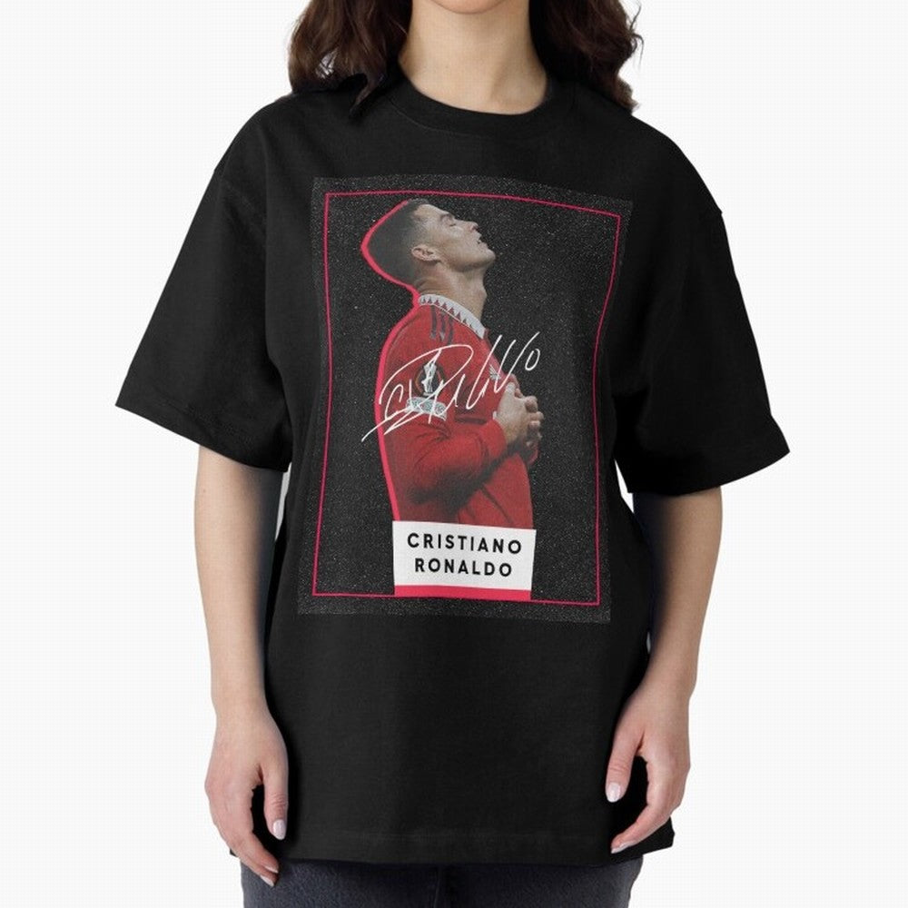 New Celebration Ronaldo Oversized T-Shirt Show Fan Pride Across Global Football Passion for FIFA World Cup 2026 Group Stage, Centered on Mbappe, England and Germany, Goal Celebration Energy, Supporter Heritage, Football Icons and Worldwide