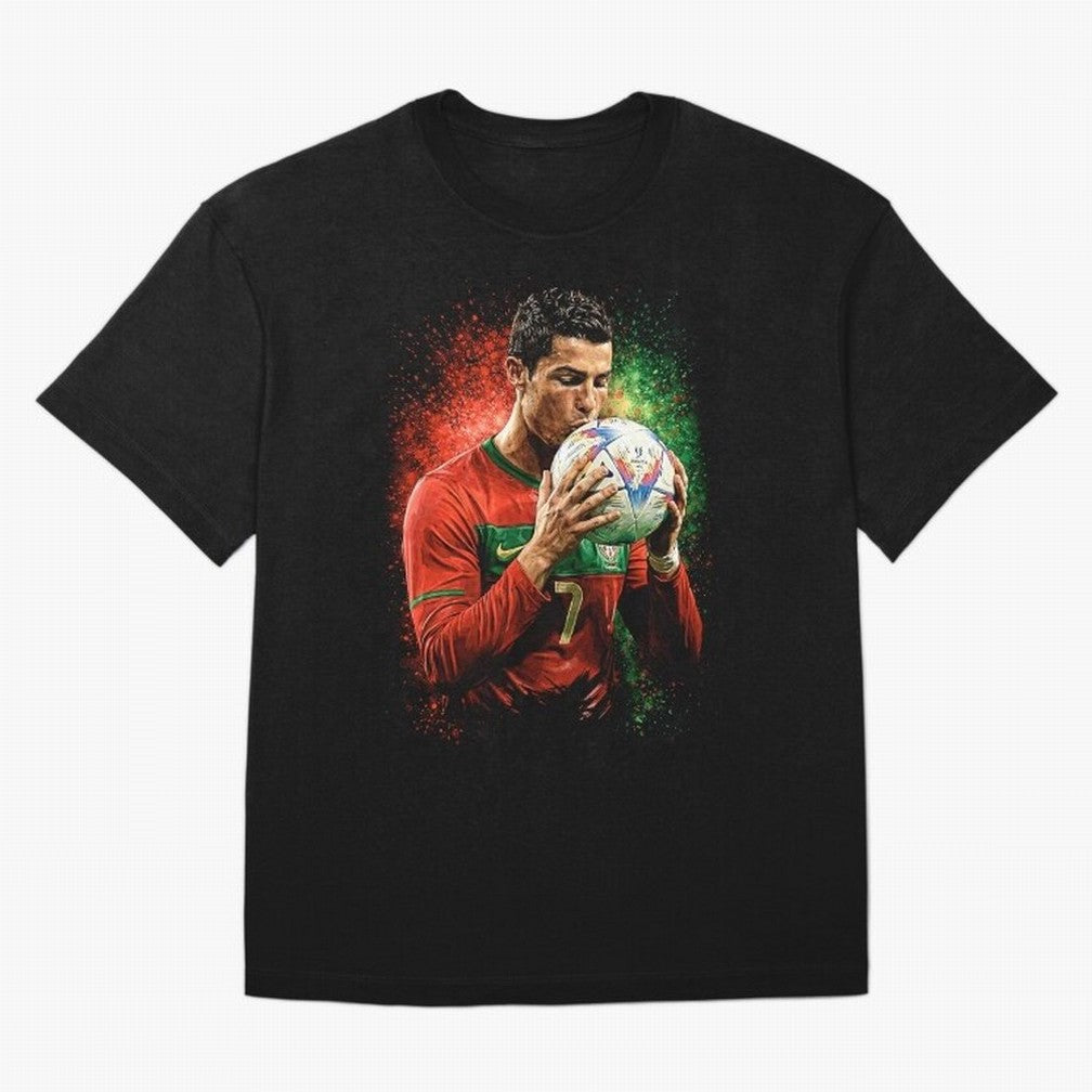 Cristiano Ronaldo Football Legend Oversized T-Shirt Celebrate the Next Chapter of the FIFA World Cup 2026 Journey through Messi, Neymar and Mbappe Highlights, Argentina and Brazil Pride, Tournament Hype, Historic Matchups, Family Viewing Parties