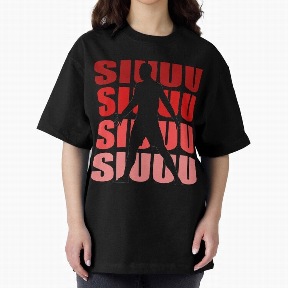 cristiano ronaldo siuuu Oversized T-Shirt Unlock FIFA World Cup 2026 Group Stage Spirit, Driven by France and Portugal, Messi, Neymar and Mbappe, Stadium Chants, National Pride, Trophy Dreams and Unforgettable Football Memories; Perfect for People