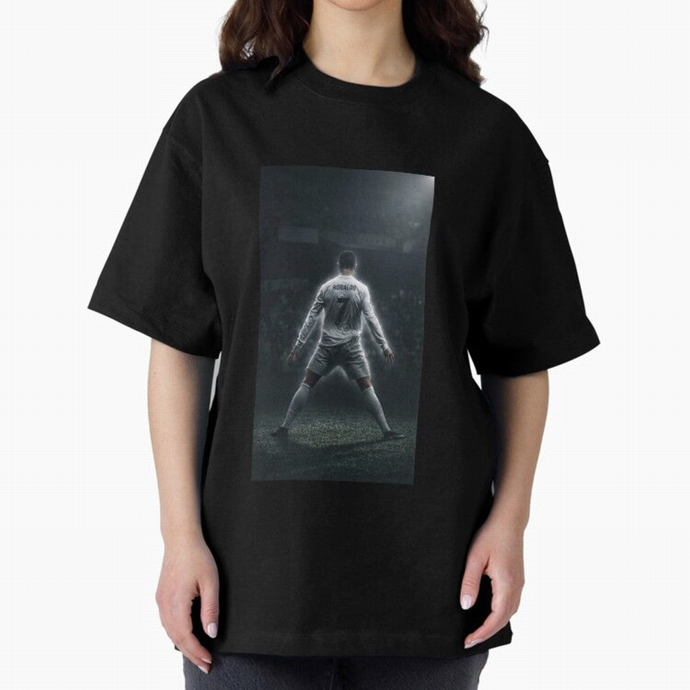 Cristiano Ronaldo Oversized T-Shirt Turn Every Weekend Toward FIFA World Cup 2026 USA Canada Mexico for Fans of Cristiano Ronaldo, Haaland and CR7 and England, Bringing Game Day Rituals, Football Legends, Country Pride and the Road to the Final;