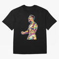 Cr7 Pop Art Oversized T-Shirt Celebrate the Road through the FIFA World Cup 2026 Group Stage Journey through CR7 and Messi Highlights, Argentina Pride, Champion Mindset, Group Stage Buzz, Knockout Tension and Passionate Fan Culture; Ideal for Fans