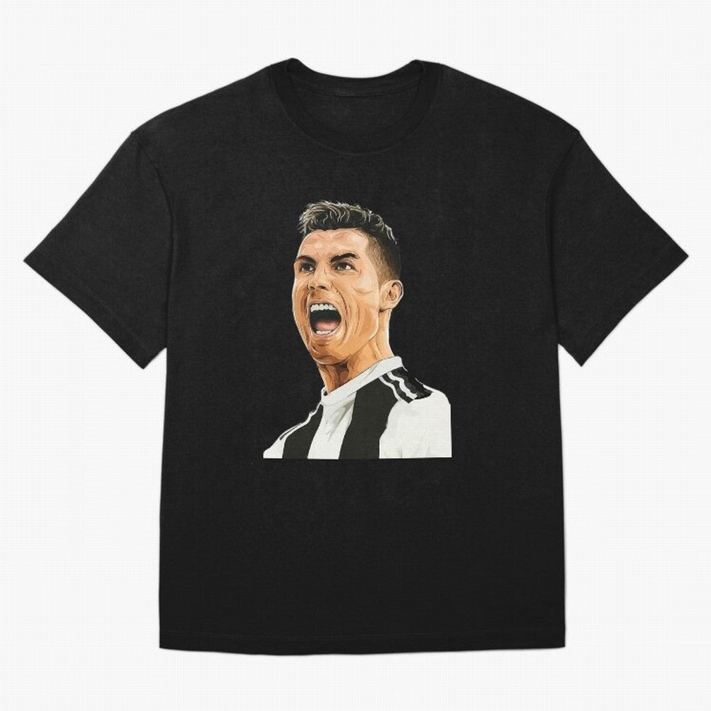 Cristiano Ronaldo Cristiano Ronaldo CR7 Oversized T-Shirt Celebrate Classic Football Spirit in Global Football Passion for FIFA World Cup 2026 Group Stage, Centered on Messi, Neymar and Mbappe, Argentina, Classic Soccer Heritage, Championship