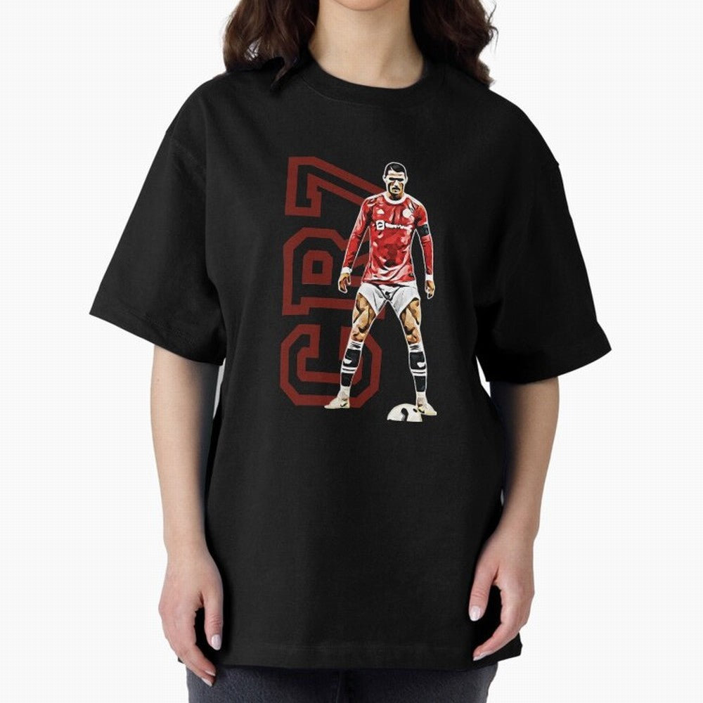 Cr7 Oversized T-Shirt Stand Proud for the FIFA World Cup 2026 Journey through Messi, CR7 and Mbappe Highlights, Brazil Pride, Game Day Rituals, Football Legends, Country Pride and the Road to the Final; Made for Die Hard Supporters, Soccer Lovers,