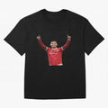 Crisitano Ronaldo Manchester United Oversized T-Shirt Carry the Colors and Pride of Global Football Passion for FIFA World Cup 2026 Group Stage, with Messi, Neymar and Mbappe, England and Germany, Classic Soccer Heritage, Championship Pressure, Fan