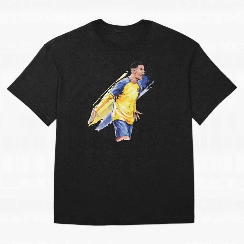 Ronaldo Al-Nassr 2022 Oversized T-Shirt Fuel Match Day Hype around FIFA World Cup 2026 USA Canada Mexico, CR7 and Messi, Argentina, France and Brazil, Classic Soccer Heritage, Championship Pressure, Fan Loyalty and International Pride; Ideal for