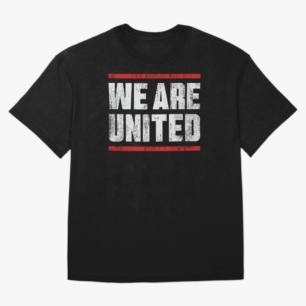 We Are United Oversized T-Shirt Fuel Your Fan Pride for FIFA World Cup 2026 Spirit, Capturing France, Cristiano Ronaldo, Retro Football Energy, Iconic Rivalries, Trophy Chase Drama and Stadium Atmosphere; Great for Watch Parties, Sports Bars,