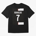 Ronaldo 7 Juventus 19-20 Retro Jersey Oversized T-Shirt Wear the Spirit of FIFA World Cup 2026 for Fans of Cristiano Ronaldo and Brazil, Portugal and Argentina, Bringing Vintage Soccer Flavor, Modern Football Stars, National Flags and Final Night