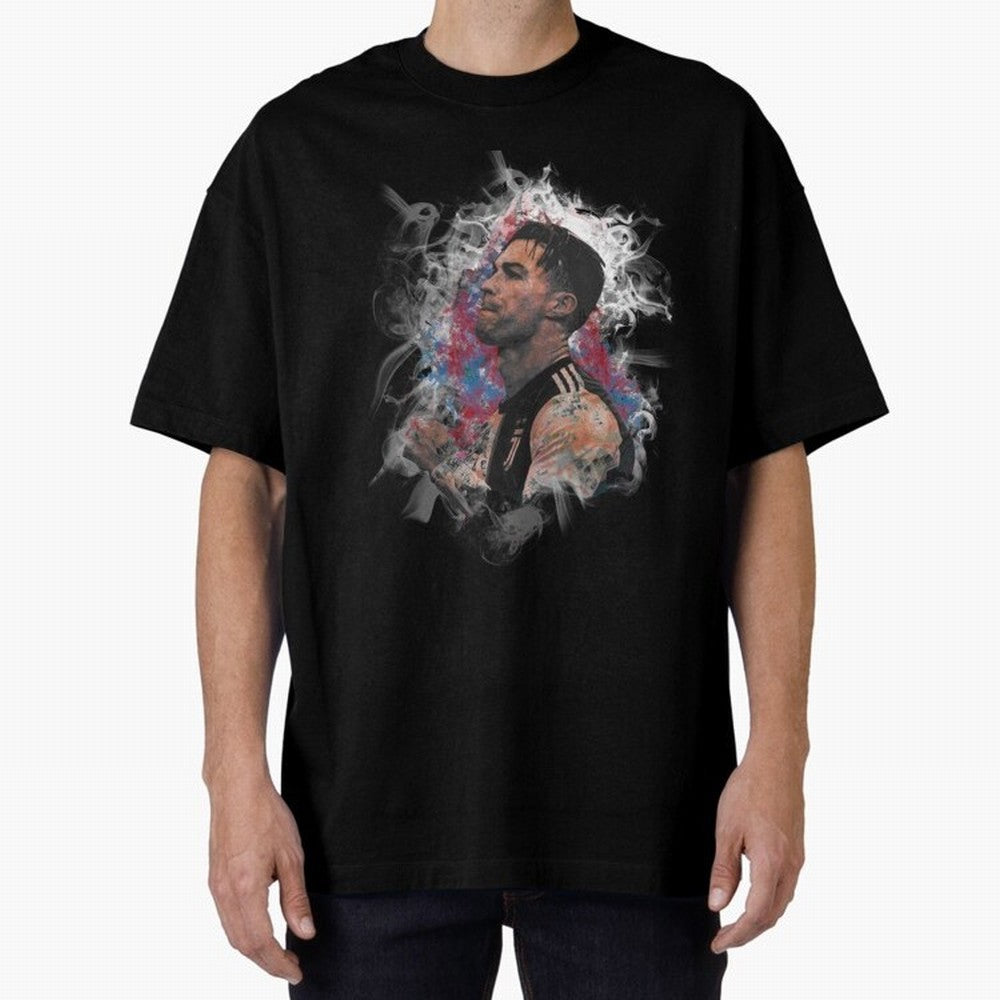 Cristiano Ronaldo pop art painting of ronaldo Oversized T-Shirt Bring Global Tournament Vibes to FIFA World Cup 2026 Group Stage for Fans of Haaland and Spain, Bringing Classic Soccer Heritage, Championship Pressure, Fan Loyalty and International