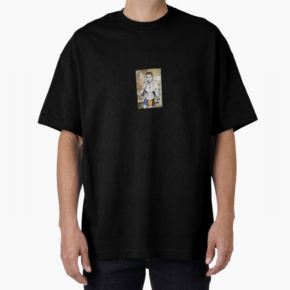 Cristiano Ronaldo LGBT graffiti Oversized T-Shirt Cheer for Global Football Passion for FIFA World Cup 2026, Connected to CR7 and Messi, Argentina, Tournament Hype, Historic Matchups, Family Viewing Parties and Global Sports Pride; Created for