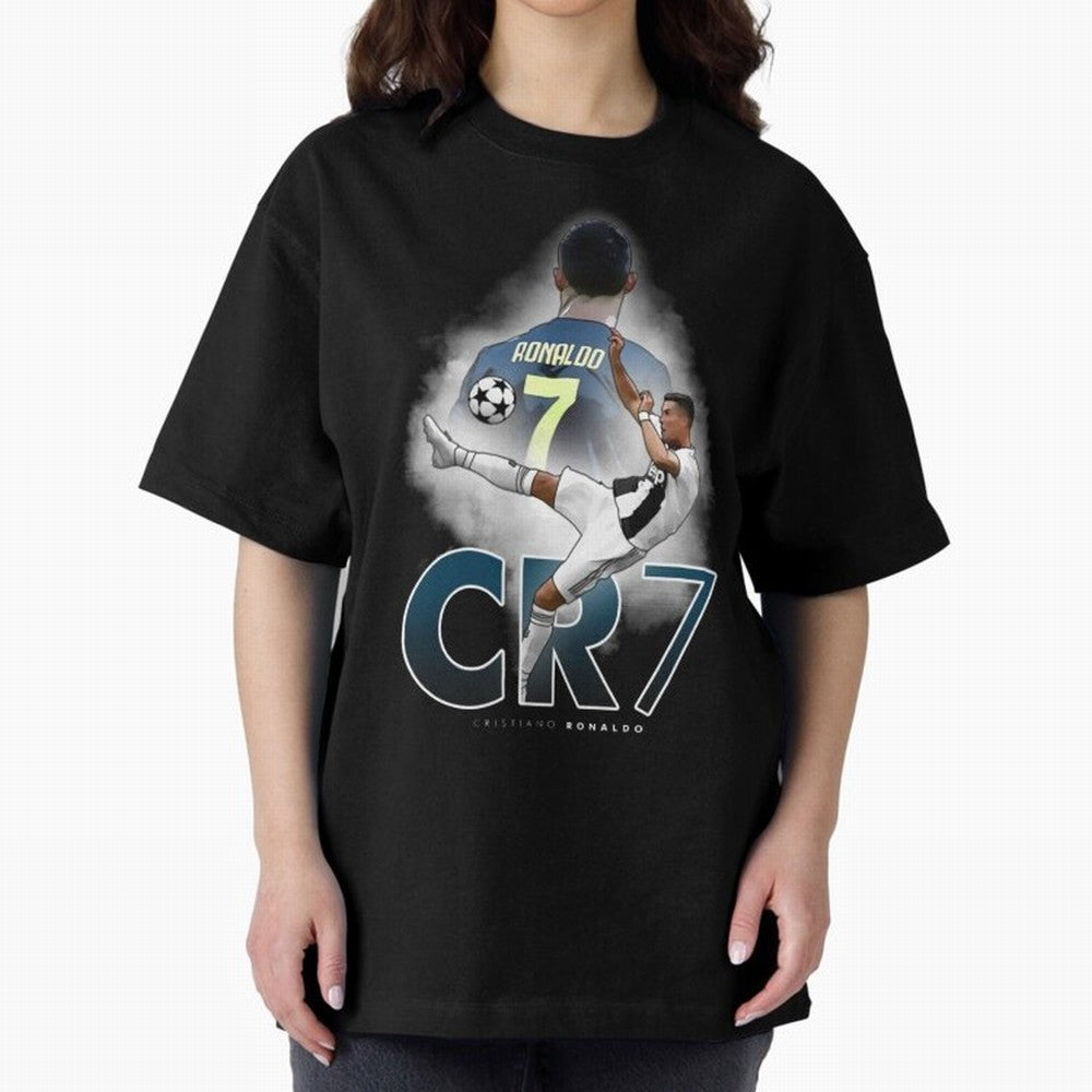 CR7 Oversized T-Shirt Make Memories around Match Day Hype around FIFA World Cup 2026 Group Stage, Messi, CR7 and Mbappe, England, France and Netherlands, Soccer Culture, Superstar Moments, National Team Dreams and Competitive Fire; Great for