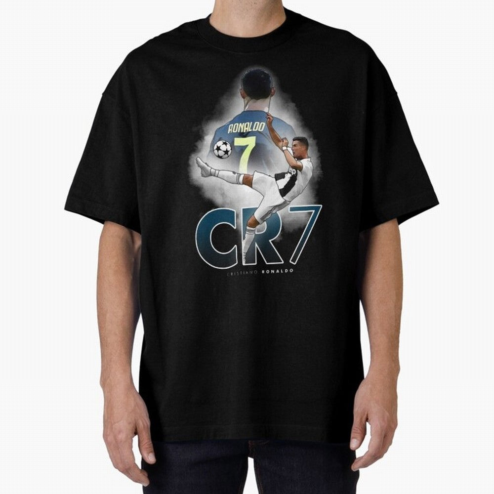 CR7 Oversized T-Shirt Make Memories around Match Day Hype around FIFA World Cup 2026 Group Stage, Messi, CR7 and Mbappe, England, France and Netherlands, Soccer Culture, Superstar Moments, National Team Dreams and Competitive Fire; Great for