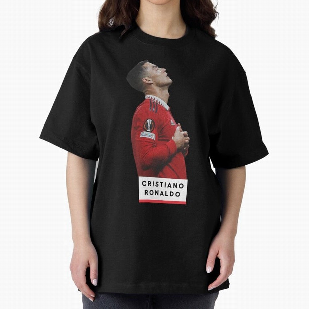 New Celebration Ronaldo Oversized T-Shirt Capture Stadium Memories from FIFA World Cup 2026 Group Stage Celebrating Messi, Neymar and Mbappe, England, France and Netherlands Energy, Champion Mindset, Group Stage Buzz, Knockout Tension and