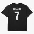 CR7, Cristiano Ronaldo, Cristiano, Ronaldo, oro, portugal, 7, number, dorsal Oversized T-Shirt Relive the FIFA World Cup 2026 USA Canada Mexico Journey through CR7 and Messi Highlights, Brazil, Portugal and Argentina Pride, Sports Nostalgia,