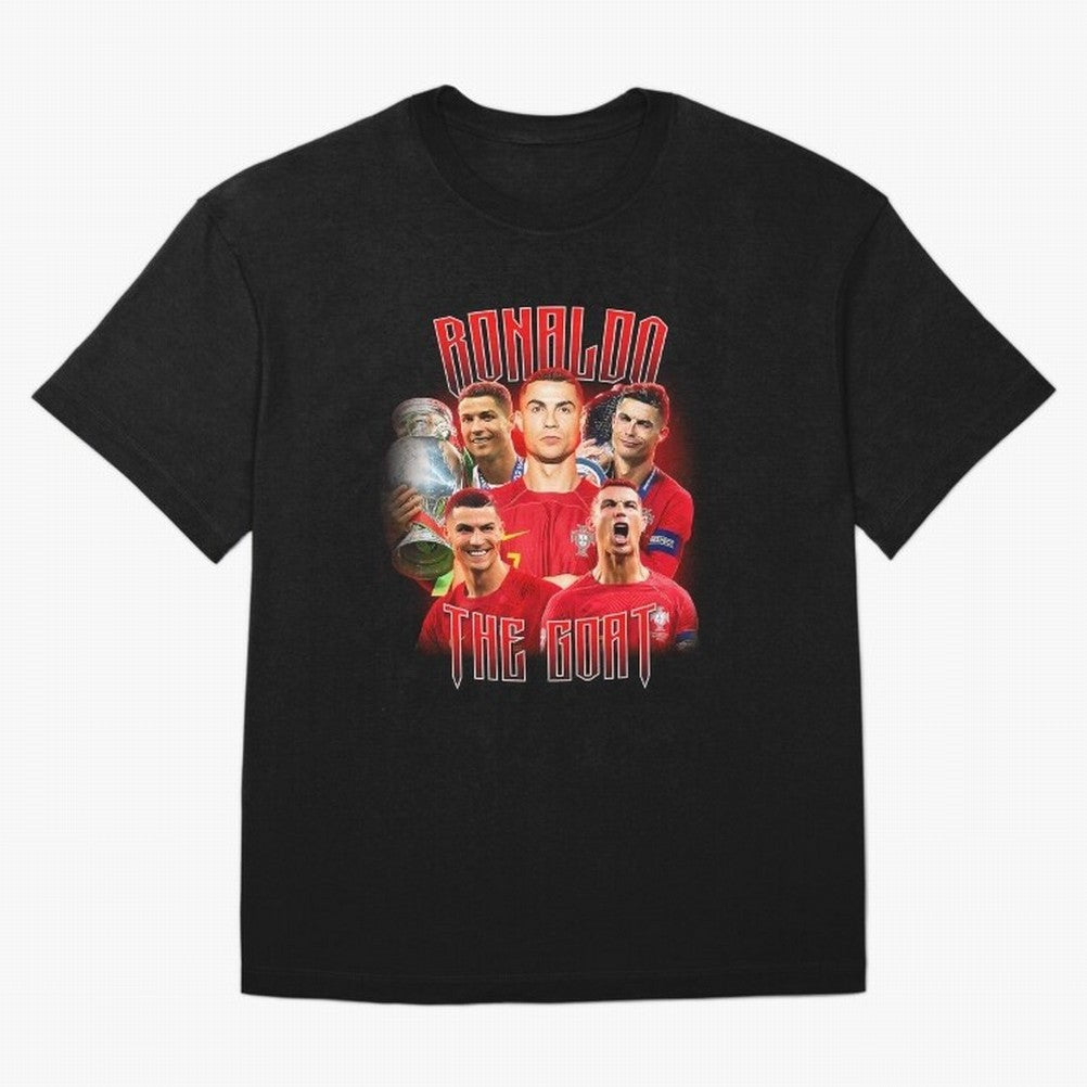 Cristiano Ronaldo The Goat Bootleg Oversized T-Shirt Bring Home FIFA World Cup 2026 USA Canada Mexico Spirit, Inspired by Brazil, Neymar, Stadium Chants, National Pride, Trophy Dreams and Unforgettable Football Memories; Made for Die Hard