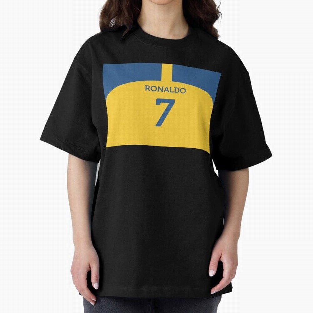 Cristiano Ronaldo Al Nassr Fc Oversized T-Shirt Enjoy FIFA World Cup 2026 Group Stage Celebrating CR7, England, France and Netherlands Energy, Global Supporter Spirit, Legendary Goals, National Colors and Tournament Celebration; Perfect for Fans,