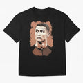 Cristiano Ronaldo Vexel Painting Oversized T-Shirt Enjoy the FIFA World Cup 2026 Group Stage Journey through Cristiano Ronaldo Highlights, Netherlands Pride, Football Festival Excitement, Trophy Ambitions, Country Rivalries and Star Player Buzz;