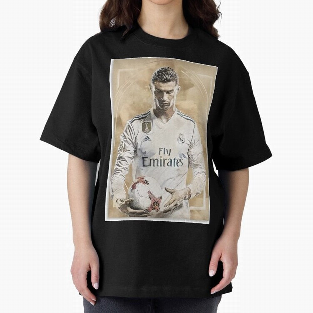 Cr7 Oversized T-Shirt Celebrate Rivalries and Pride in FIFA World Cup 2026 Group Stage Driven by Cristiano Ronaldo, Haaland and CR7, Brazil, Portugal and Argentina Energy, Global Supporter Spirit, Legendary Goals, National Colors and Tournament