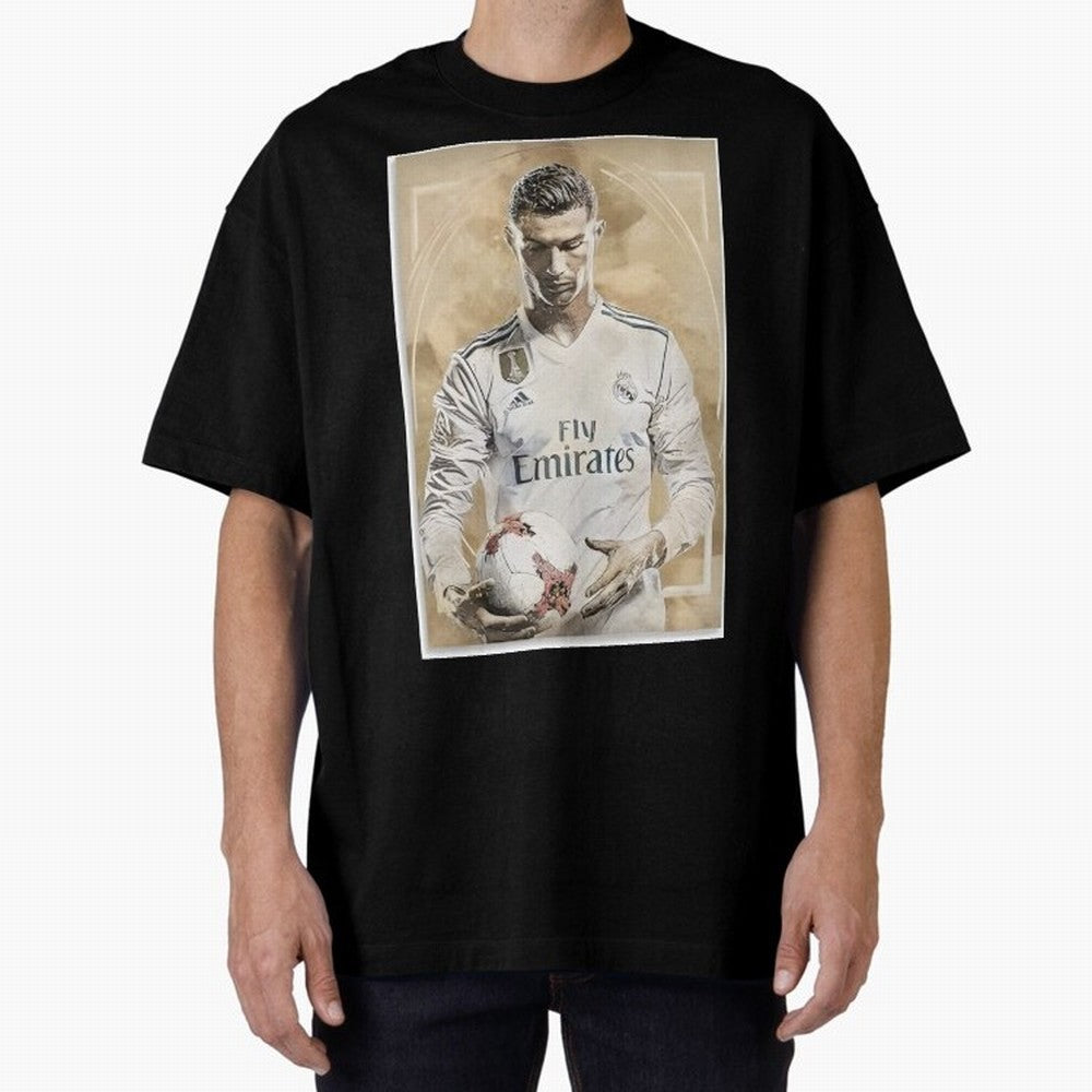 Cr7 Oversized T-Shirt Celebrate Rivalries and Pride in FIFA World Cup 2026 Group Stage Driven by Cristiano Ronaldo, Haaland and CR7, Brazil, Portugal and Argentina Energy, Global Supporter Spirit, Legendary Goals, National Colors and Tournament