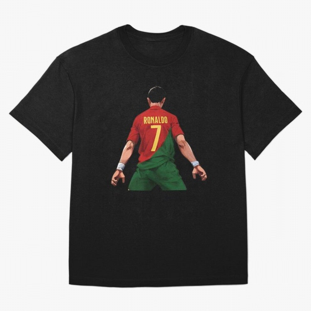 Cristiano Ronaldo Oversized T-Shirt Show Fan Pride Across Match Day Hype around FIFA World Cup 2026, Neymar, England, France and Netherlands, Champion Mindset, Group Stage Buzz, Knockout Tension and Passionate Fan Culture; Made for Die Hard