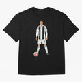 Ronaldo Stance Oversized T-Shirt Feel the Roar of the FIFA World Cup 2026 Journey through CR7 and Messi Highlights, Argentina Pride, Retro Football Energy, Iconic Rivalries, Trophy Chase Drama and Stadium Atmosphere; Ideal for Fans Who Follow