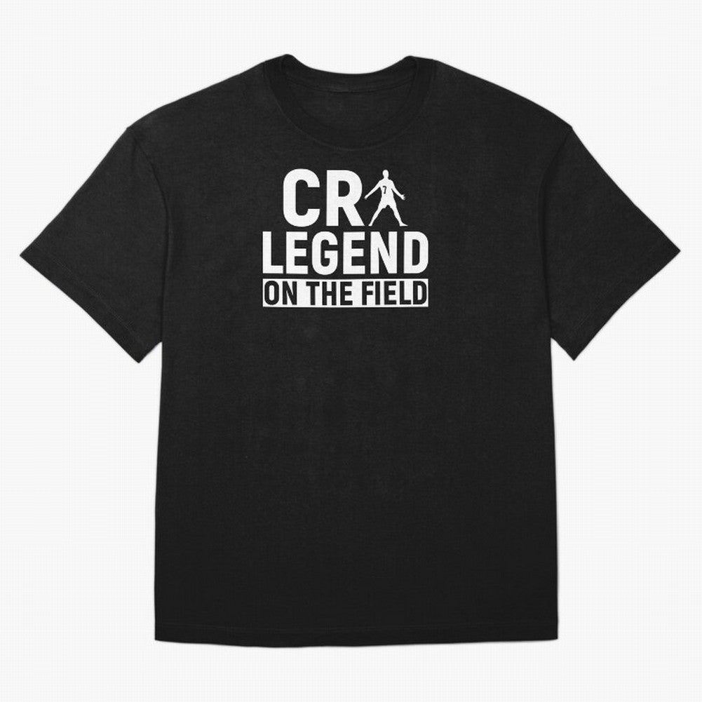 Cr7 Legend On The Field Oversized T-Shirt Represent Match Day Hype around FIFA World Cup 2026 USA Canada Mexico, Messi and Cristiano Ronaldo, France, Tournament Hype, Historic Matchups, Family Viewing Parties and Global Sports Pride; Great for