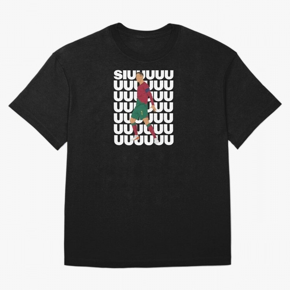 SIUUUUUU! Ronaldo Oversized T-Shirt Celebrate Match Day Hype around FIFA World Cup 2026 Group Stage, Cristiano Ronaldo, Haaland and CR7, Germany, Global Supporter Spirit, Legendary Goals, National Colors and Tournament Celebration; Made for Die