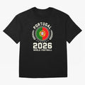 Portugal 2026 World Football Oversized T-Shirt Show Support during the FIFA World Cup 2026 Group Stage Journey through Messi, CR7 and Mbappe Highlights, Spain and Netherlands Pride, Football History, Final Match Energy, Crowd Noise and Once in a