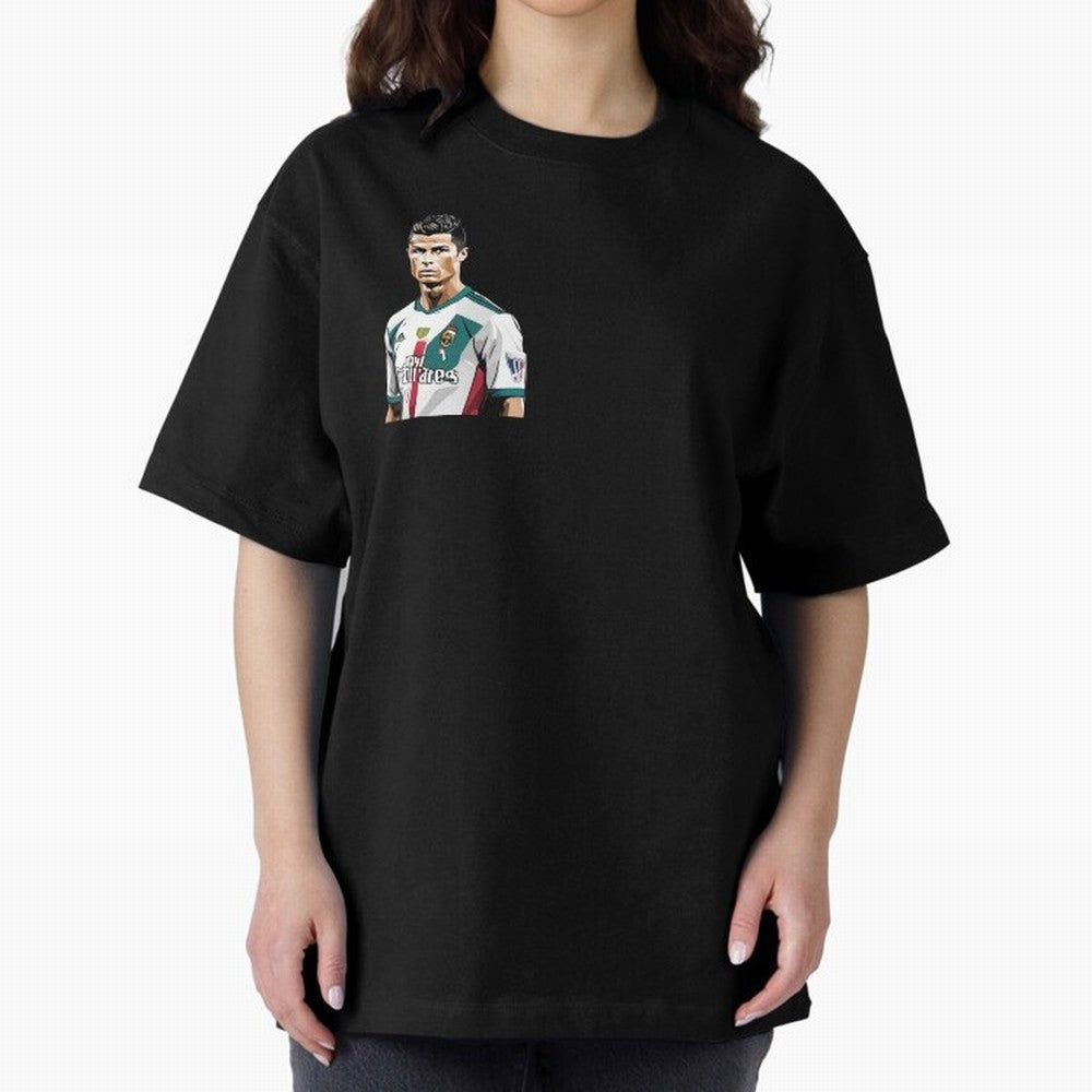 Cristiano Ronaldo Oversized T-Shirt Bring Global Tournament Vibes to Global Football Passion for FIFA World Cup 2026 Group Stage, Celebrating Cristiano Ronaldo, Haaland and CR7, England and Germany, Football Passion, Legendary Performances,