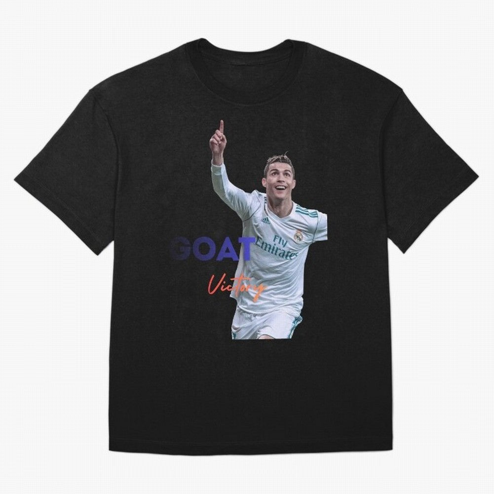 Goat CR7 MIndset Oversized T-Shirt Follow the Final Road of Global Football Passion for FIFA World Cup 2026 Group Stage, Connected to CR7 and Messi, England, Football History, Final Match Energy, Crowd Noise and Once in a Lifetime Moments; Made for