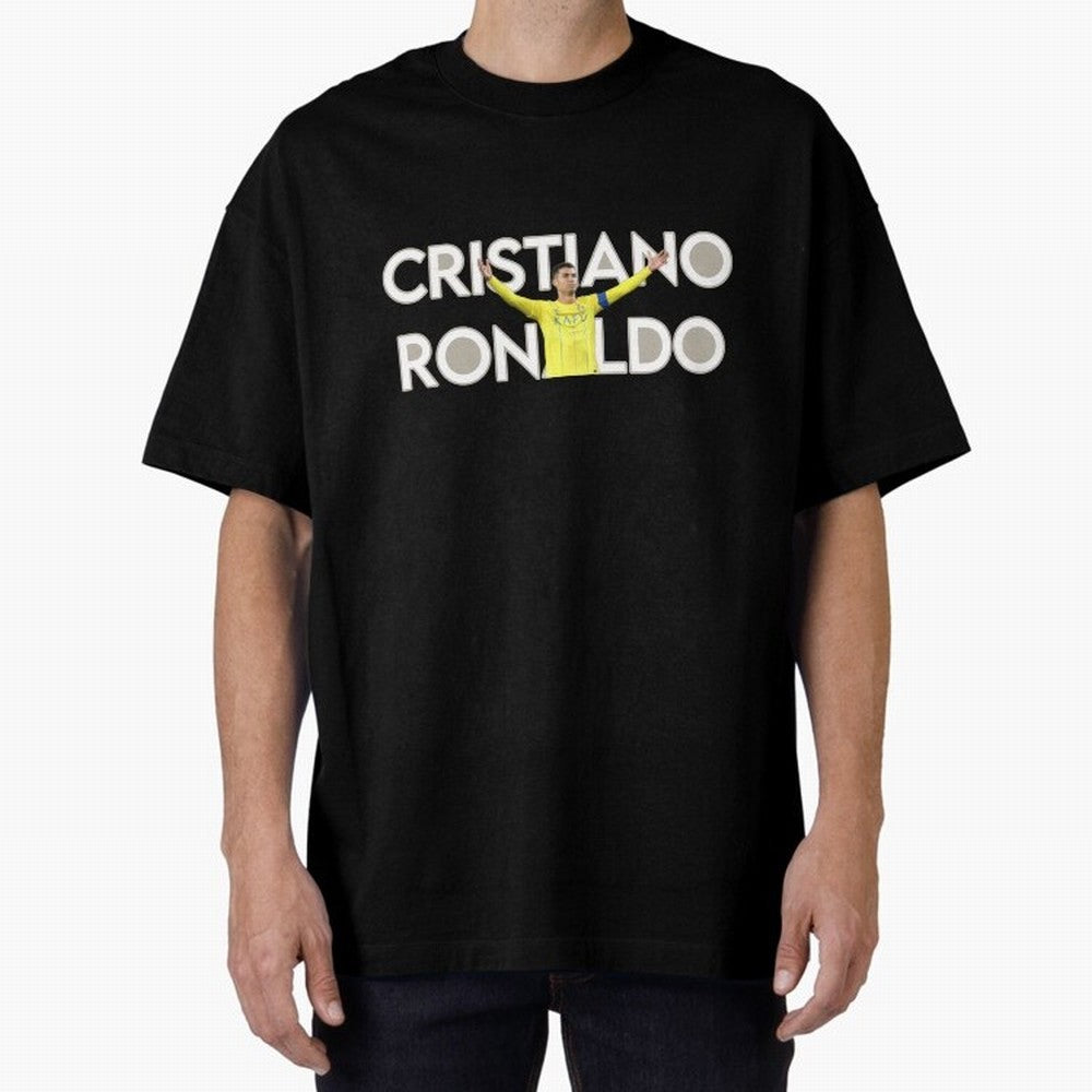 Cristiano Ronaldo Oversized T-Shirt Bring Home the FIFA World Cup 2026 Group Stage Journey through Haaland Highlights, England Pride, Retro Football Energy, Iconic Rivalries, Trophy Chase Drama and Stadium Atmosphere; Built for Supporters Chasing