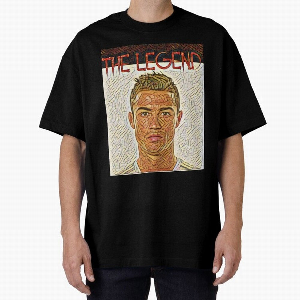 Cristiano Ronaldo Oversized T-Shirt Step into Match Day Hype around FIFA World Cup 2026 USA Canada Mexico, Mbappe and Neymar, Spain and Netherlands, Match Day Excitement, Supporter Culture, Golden Goals and Global Football Passion; Ideal for