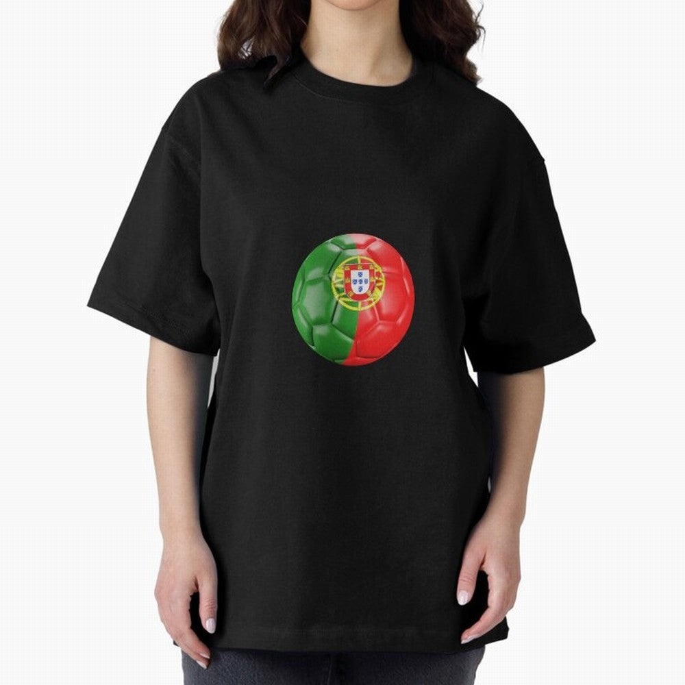 Portugal Oversized T-Shirt Remember Match Day Hype around FIFA World Cup 2026, Cristiano Ronaldo, Brazil, Portugal and Argentina, Classic Soccer Heritage, Championship Pressure, Fan Loyalty and International Pride; Made for Collectors Who Enjoy