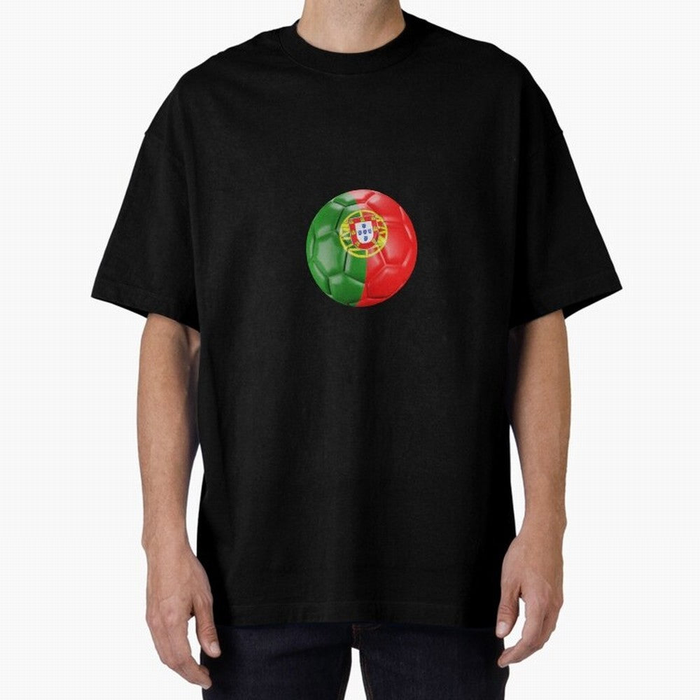 Portugal Oversized T-Shirt Remember Match Day Hype around FIFA World Cup 2026, Cristiano Ronaldo, Brazil, Portugal and Argentina, Classic Soccer Heritage, Championship Pressure, Fan Loyalty and International Pride; Made for Collectors Who Enjoy
